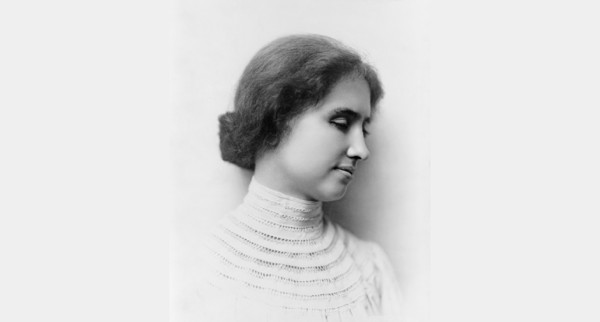 Helen Keller: Mastered Reading and Writing Despite Childhood Blindness and Deafness